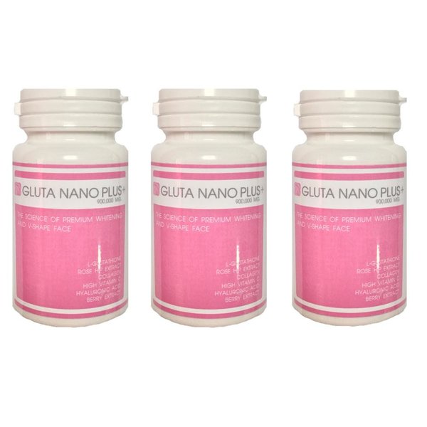 Gluta Nano Plus 3 bottles